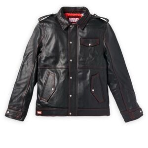 NWT Disney Marvel Mens Black Leather Jacket
Black Bovine Leather$400 MSRP